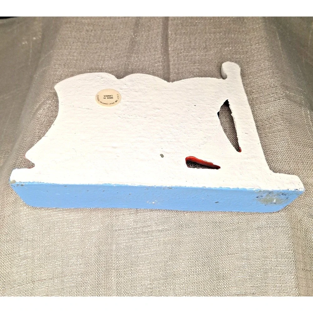 Vntg Door Stop Cast Iron American Flag Colonial 13 Stars Patriotic Doorstop USA